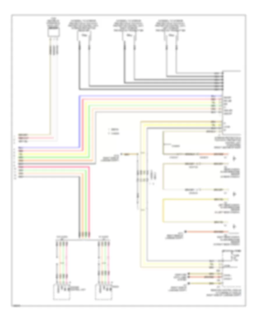 Overhead Console Wiring Diagram, without Sunroof (2 of 2) for Mercedes-Benz E250 Bluetec 4Matic 2014