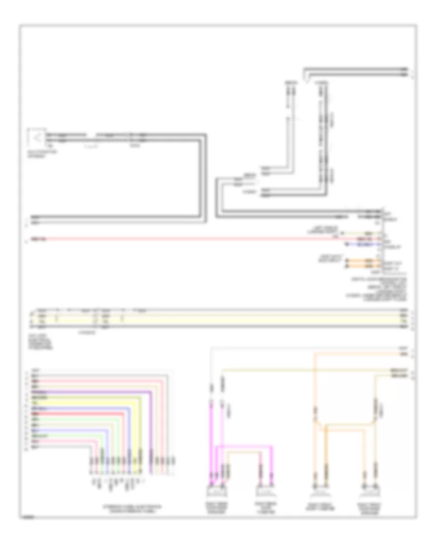 Radio Wiring Diagram (2 of 3) for Mercedes-Benz E250 Bluetec 4Matic 2014