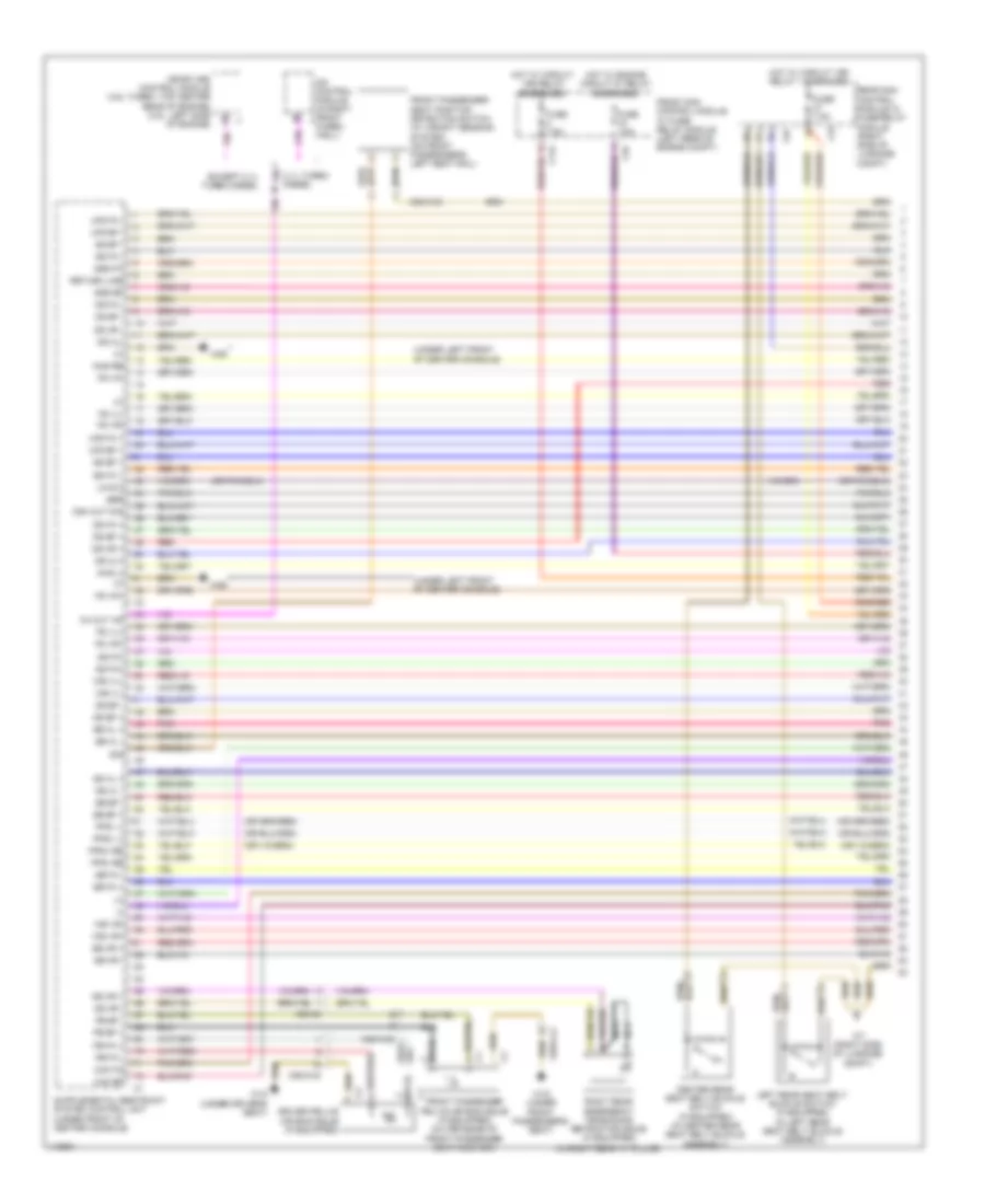 Supplemental Restraint Wiring Diagram 1 of 4 for Mercedes Benz E250 Bluetec 4Matic 2014