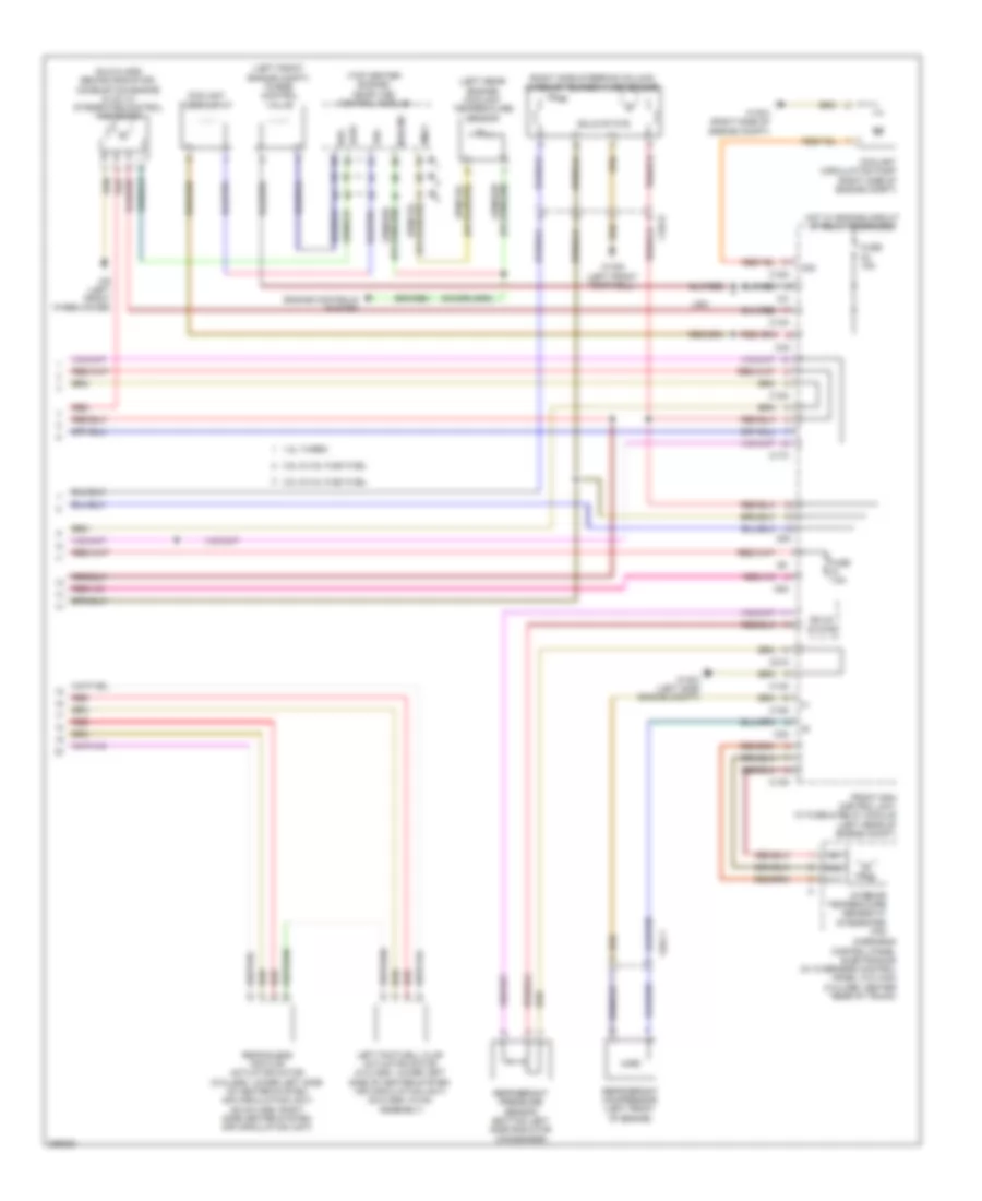 Automatic AC Wiring Diagram, with Thermotronic (3 of 3) for Mercedes-Benz GLK350 2012