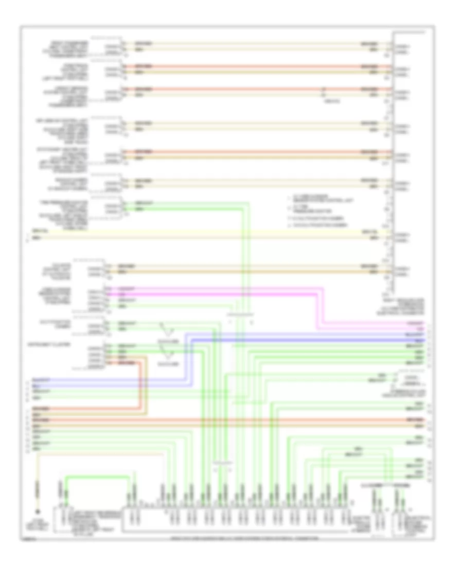 HighLow Bus Wiring Diagram (3 of 4) for Mercedes-Benz GLK350 2012