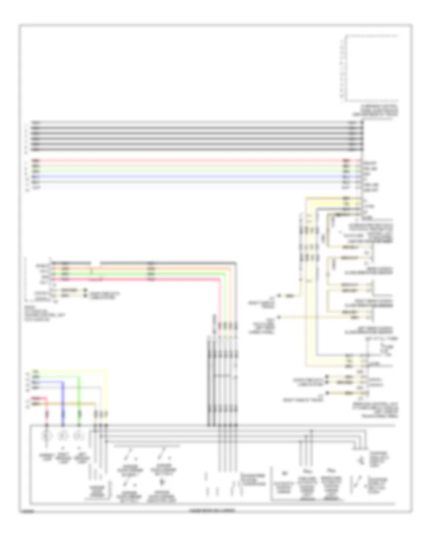 Overhead Console Wiring Diagram 1 of 2 for Mercedes Benz GLK350 2012