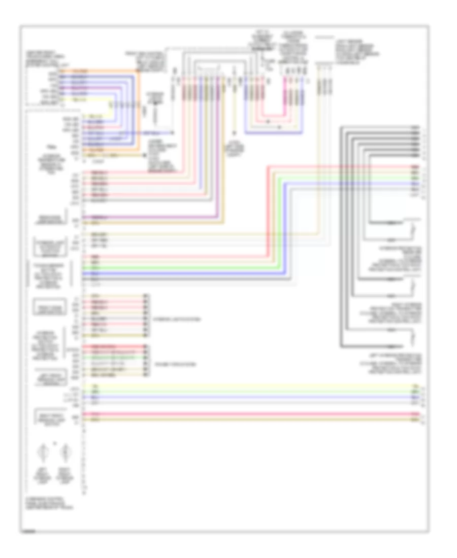 Overhead Console Wiring Diagram (2 of 2) for Mercedes-Benz GLK350 2012
