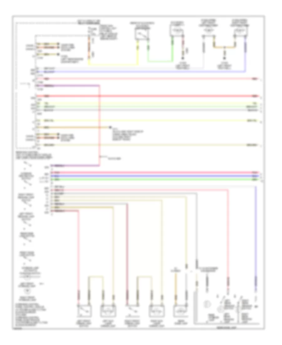 Courtesy Lamps Wiring Diagram 1 of 2 for Mercedes Benz GLK350 2012