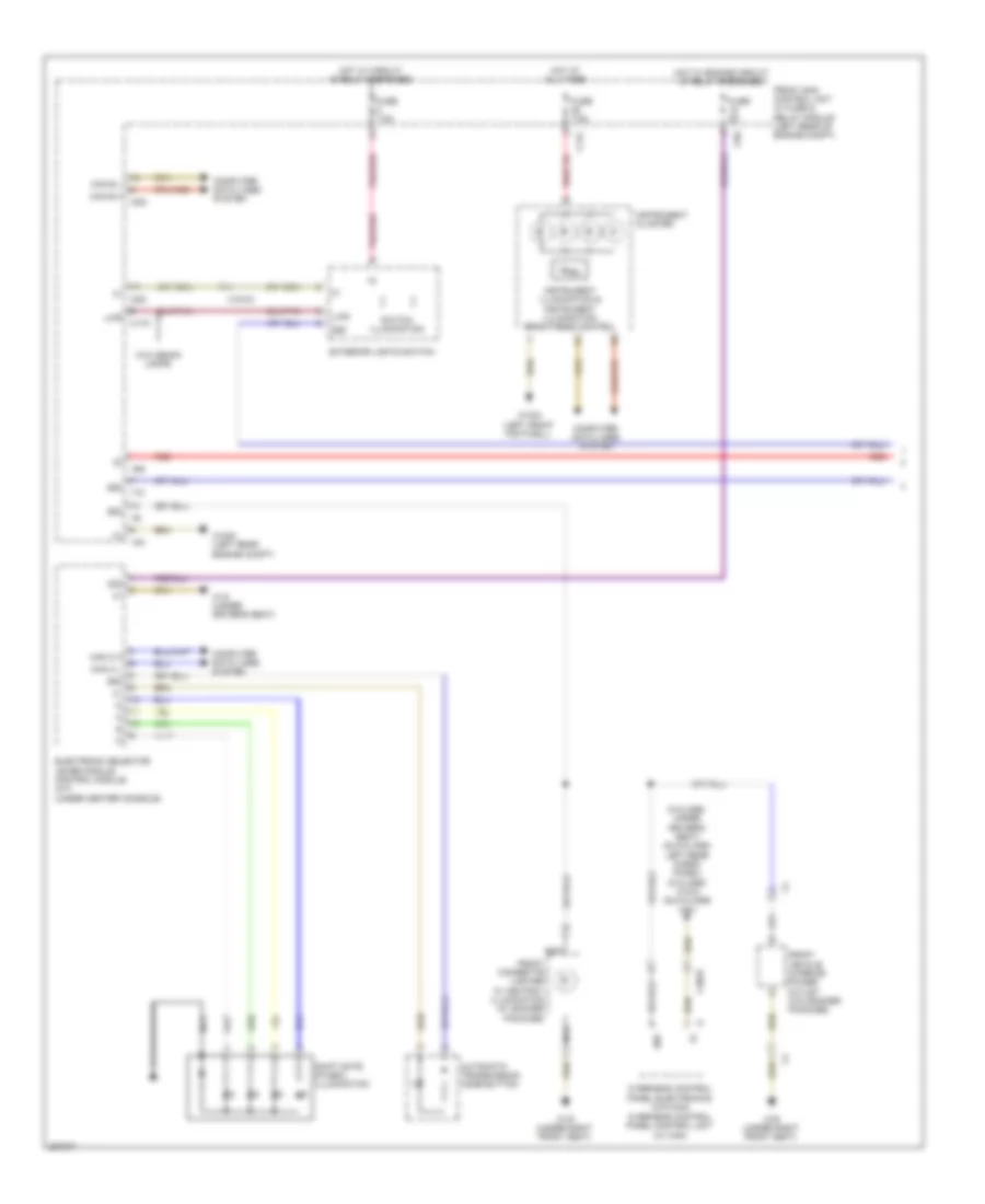 Instrument Illumination Wiring Diagram 1 of 2 for Mercedes Benz GLK350 2012