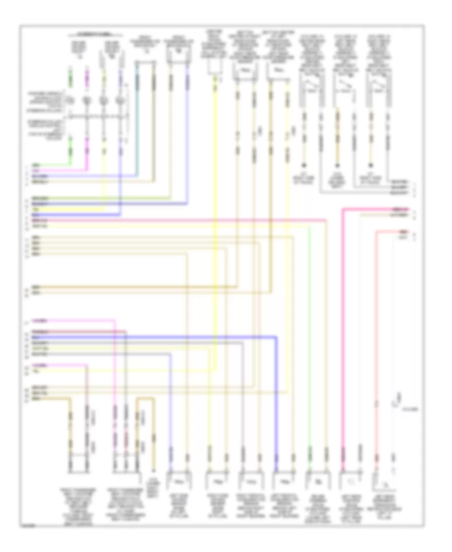 Supplemental Restraint Wiring Diagram (2 of 3) for Mercedes-Benz GLK350 2012