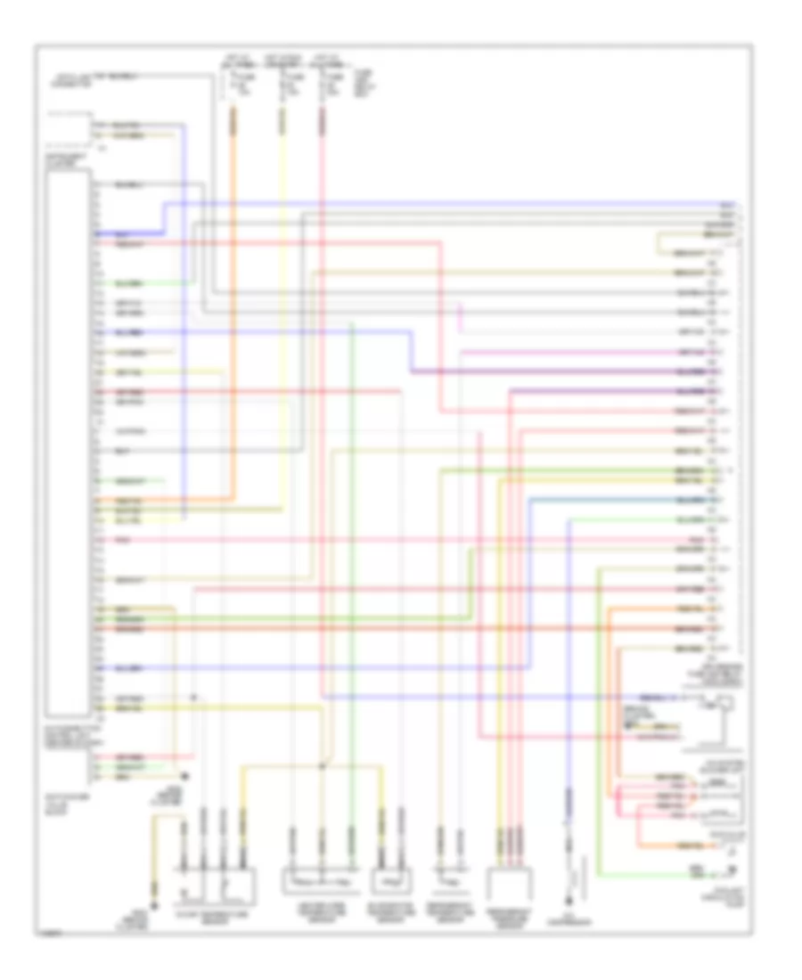 Air Conditioning Wiring Diagrams 1 of 2 for Mercedes Benz CLK320 1998