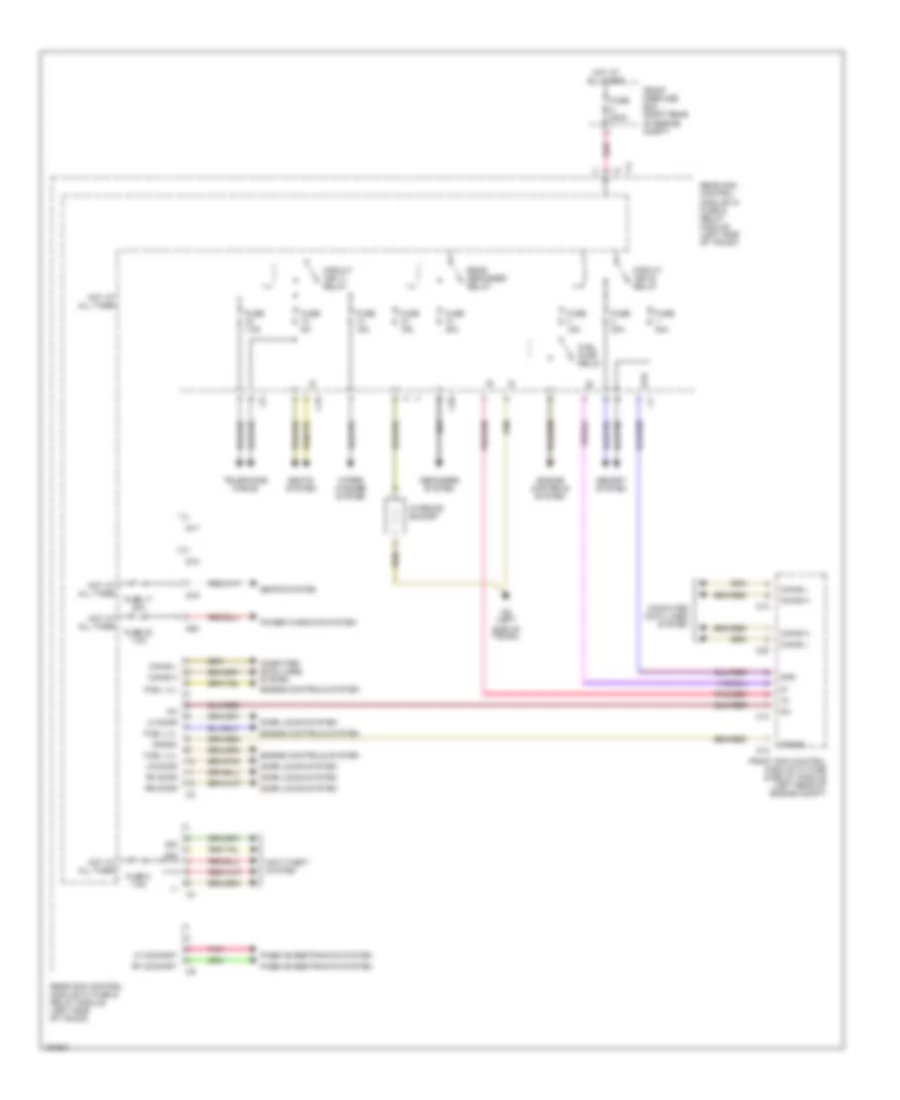 Rear SAM Control Module Wiring Diagram (1 of 2) for Mercedes-Benz C240 2001