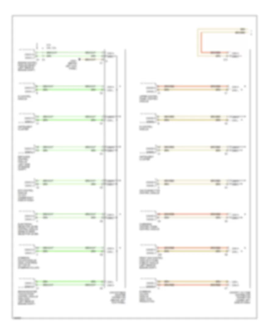 HighLow Bus Wiring Diagram (1 of 2) for Mercedes-Benz C240 2001