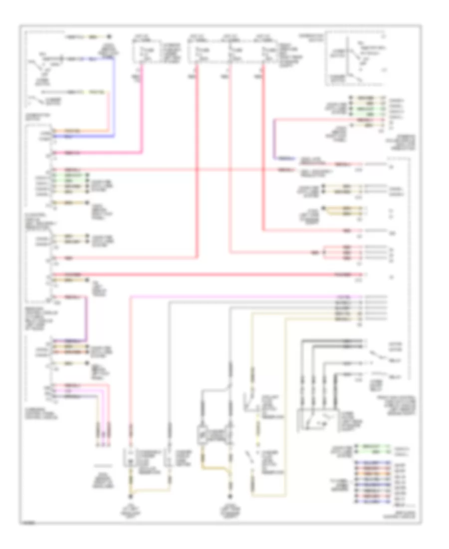 Электросхема стеклоочистителя, дворников и омывателя, Седан для Mercedes-Benz C240 2001
