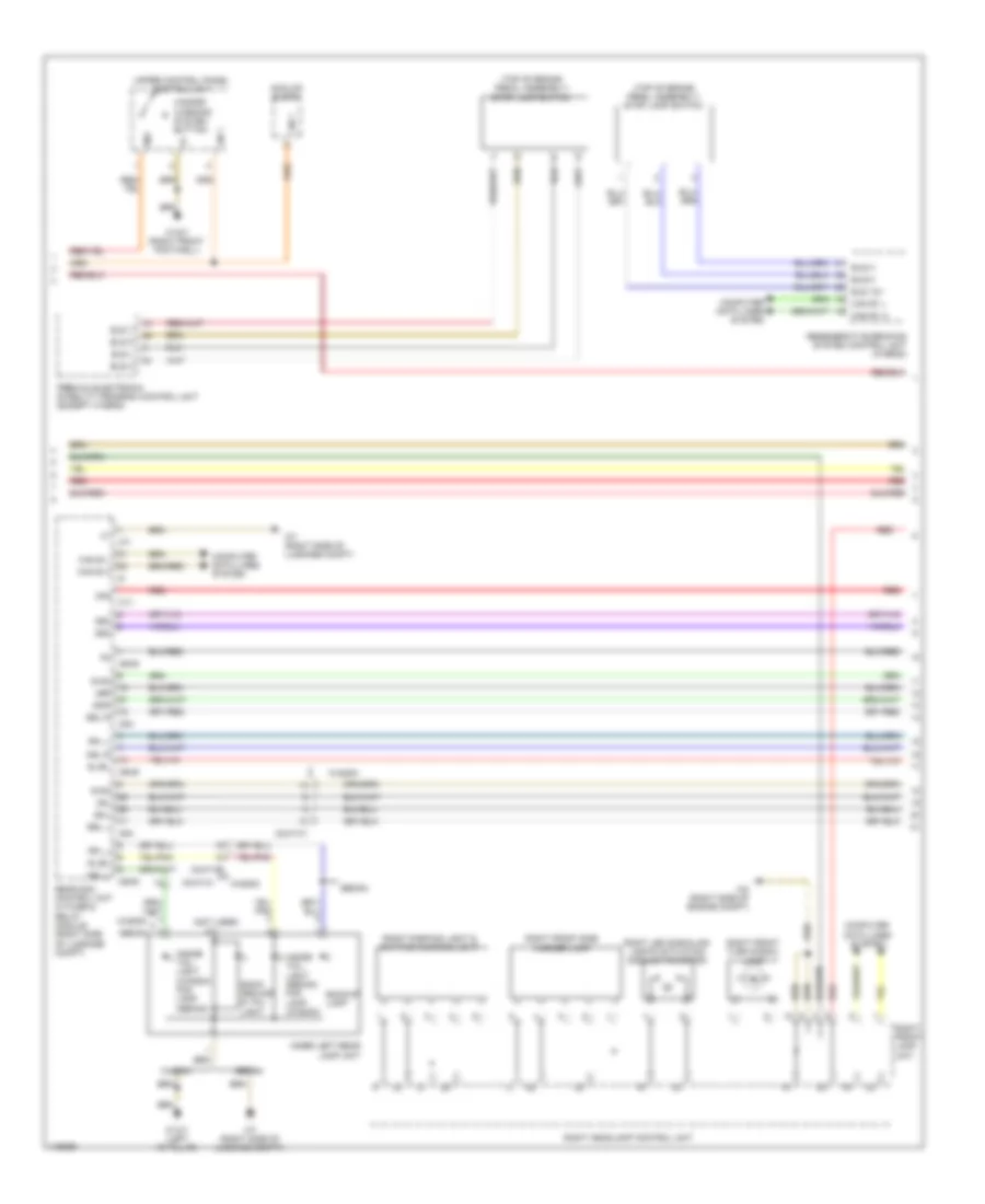 Exterior Lamps Wiring Diagram Wagon without Dynamic LED Headlamps 2 of 3 for Mercedes Benz E350 2014