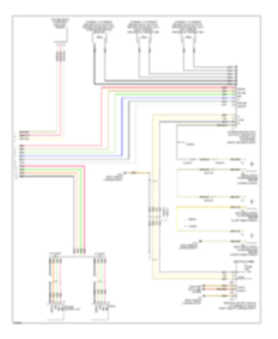 Overhead Console Wiring Diagram Sedan with Sunroof 2 of 2 for Mercedes Benz E350 2014