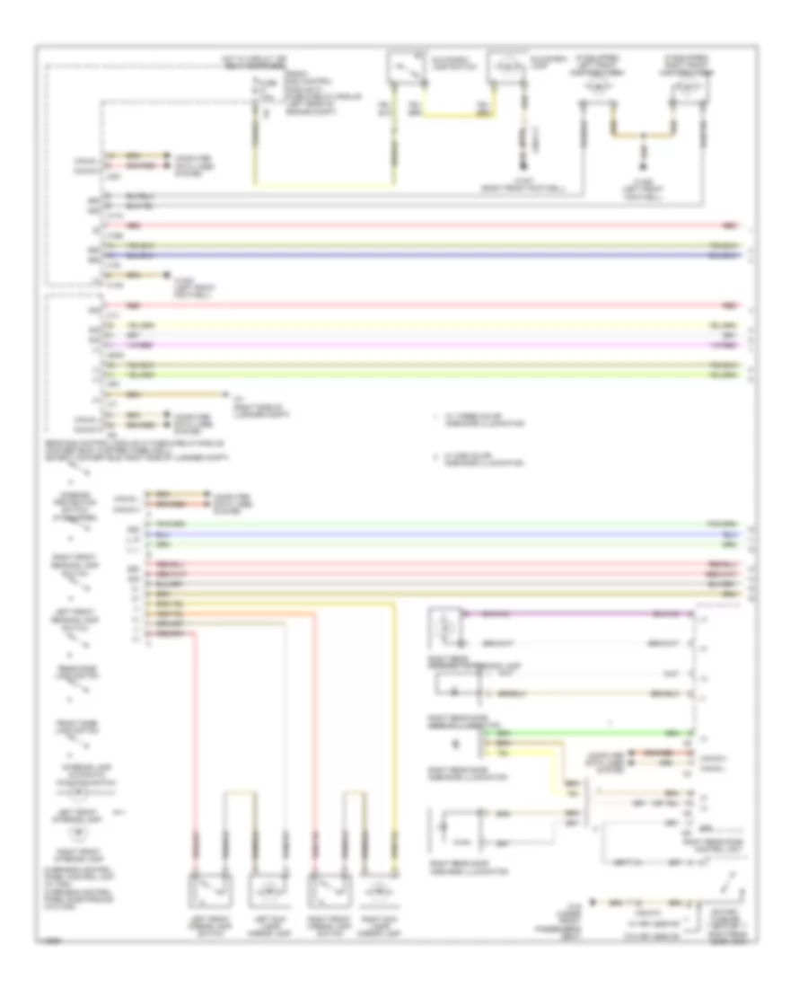 Courtesy Lamps Wiring Diagram Sedan 1 of 3 for Mercedes Benz E350 2014