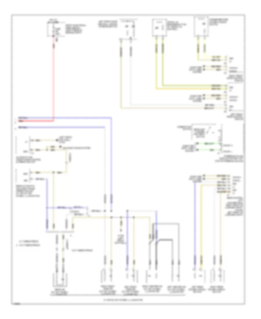 Instrument Illumination Wiring Diagram Convertible 2 of 2 for Mercedes Benz E350 2014