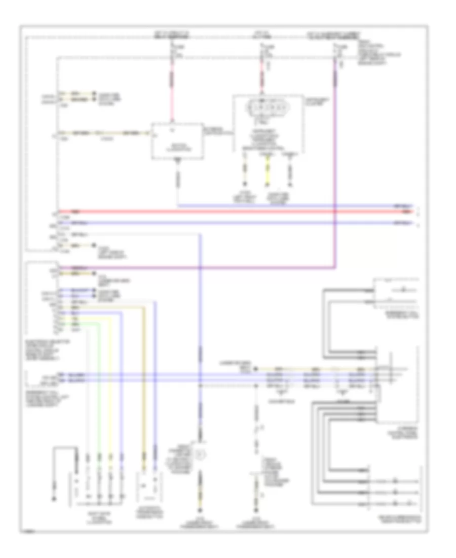 Instrument Illumination Wiring Diagram Coupe 1 of 2 for Mercedes Benz E350 2014