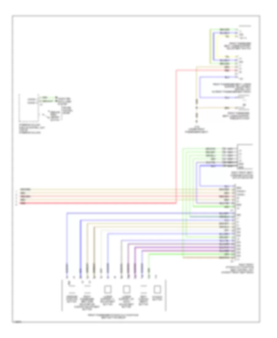 Passengers Memory Seat Wiring Diagram, Wagon (2 of 2) for Mercedes-Benz E350 2014