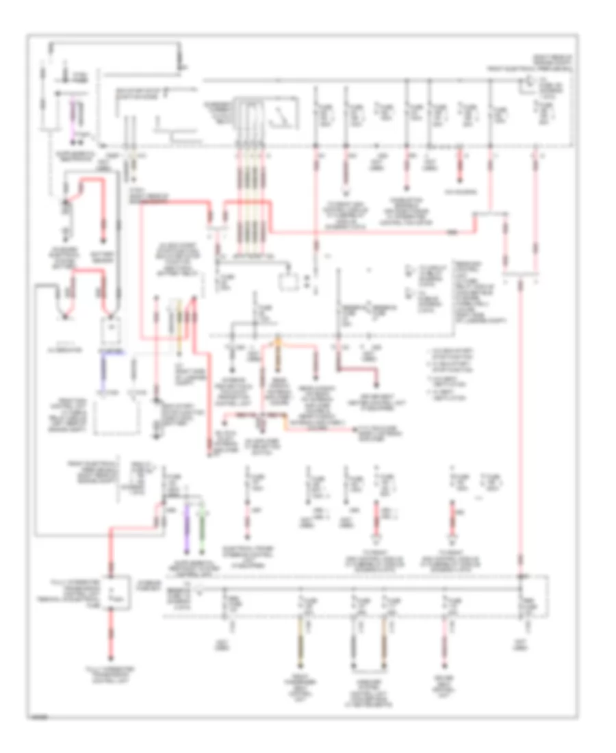 Power Distribution Wiring Diagram Convertible 1 of 6 for Mercedes Benz E350 2014