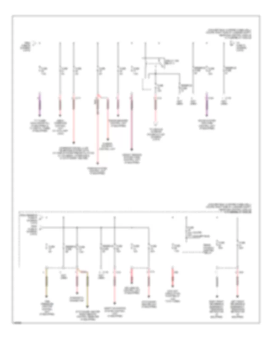 Power Distribution Wiring Diagram Convertible 3 of 6 for Mercedes Benz E350 2014