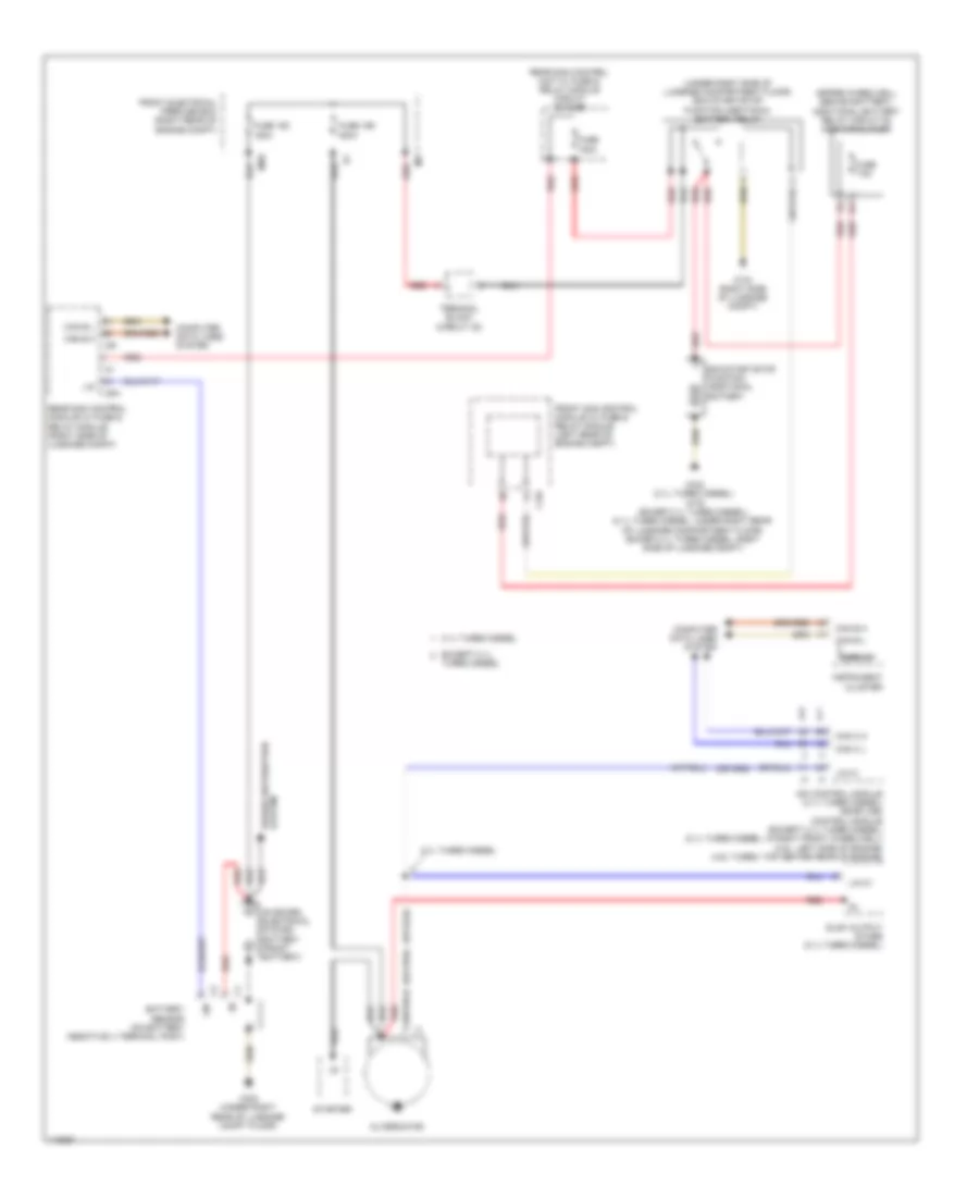 Charging Wiring Diagram Wagon for Mercedes Benz E350 2014