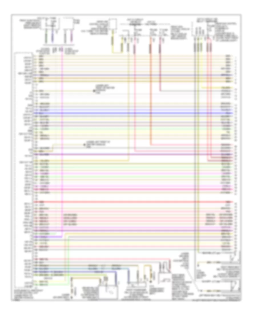 Supplemental Restraint Wiring Diagram Convertible 1 of 4 for Mercedes Benz E350 2014