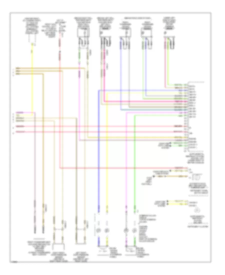 Supplemental Restraint Wiring Diagram Convertible 4 of 4 for Mercedes Benz E350 2014