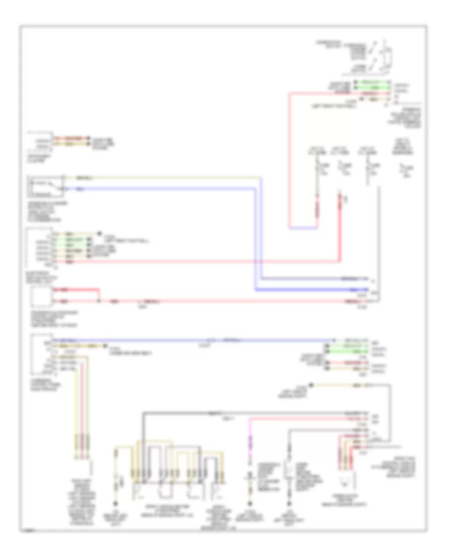 Wiper Washer Wiring Diagram Convertible for Mercedes Benz E350 2014