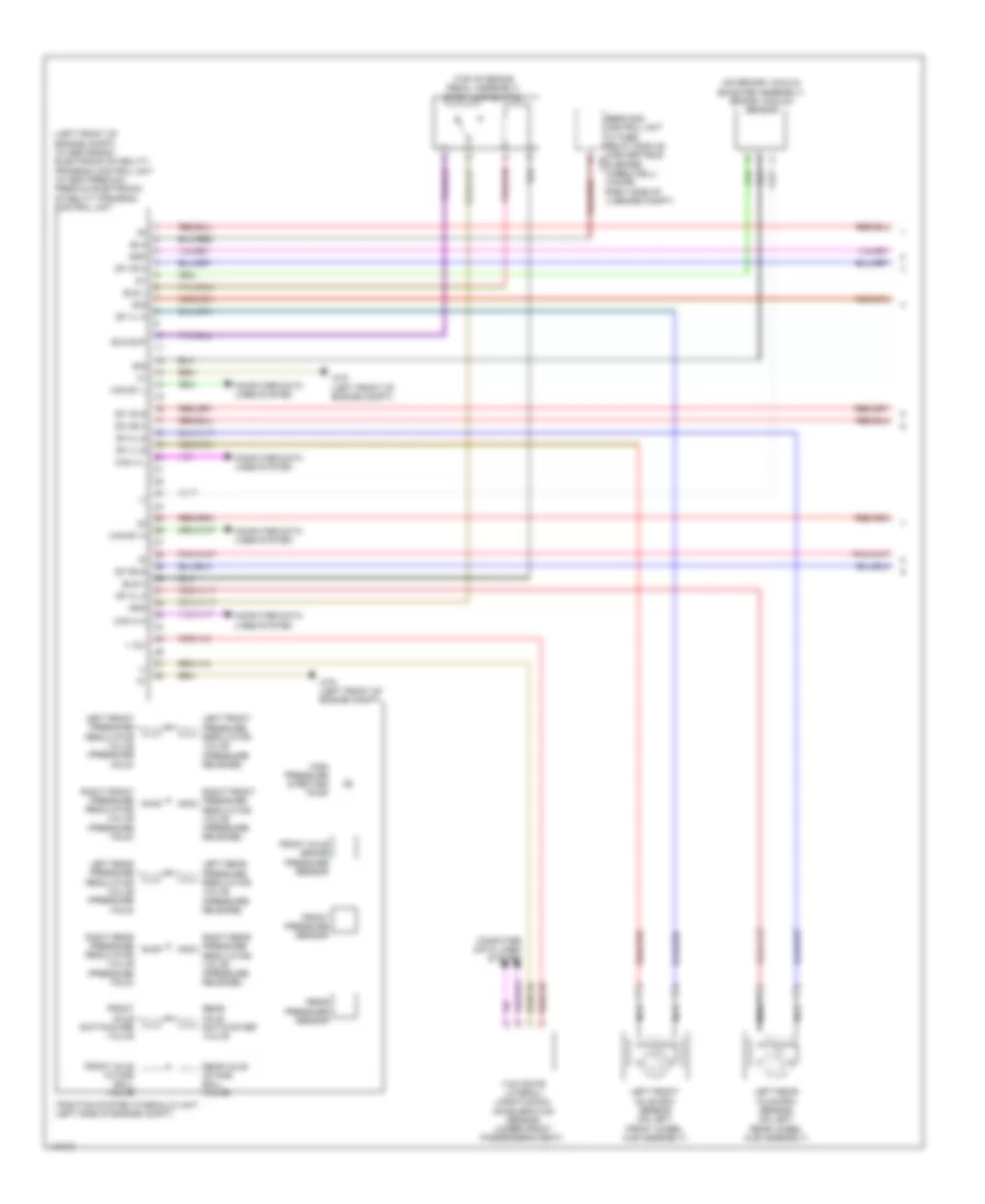 Anti lock Brakes Wiring Diagram Convertible 1 of 2 for Mercedes Benz E350 2014