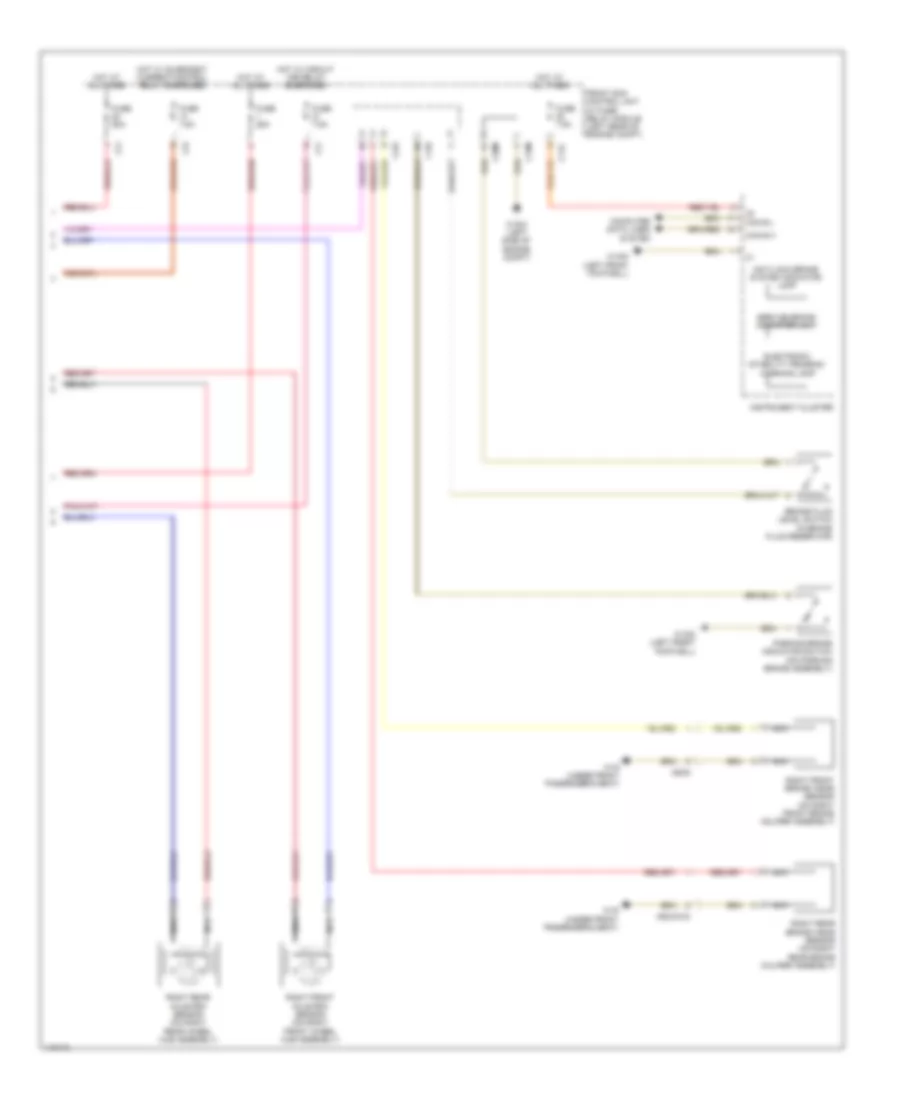 Anti lock Brakes Wiring Diagram Convertible 2 of 2 for Mercedes Benz E350 2014