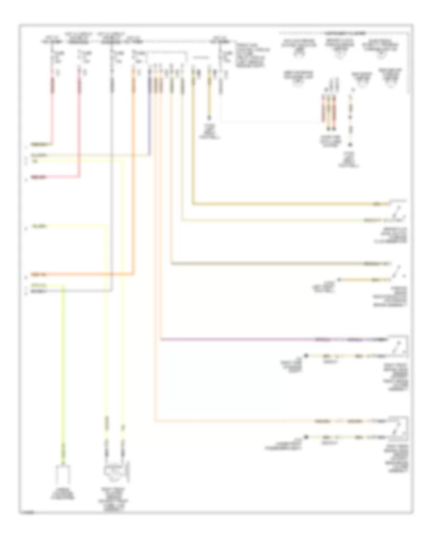 Anti lock Brakes Wiring Diagram Sedan 2 of 2 for Mercedes Benz E350 2014