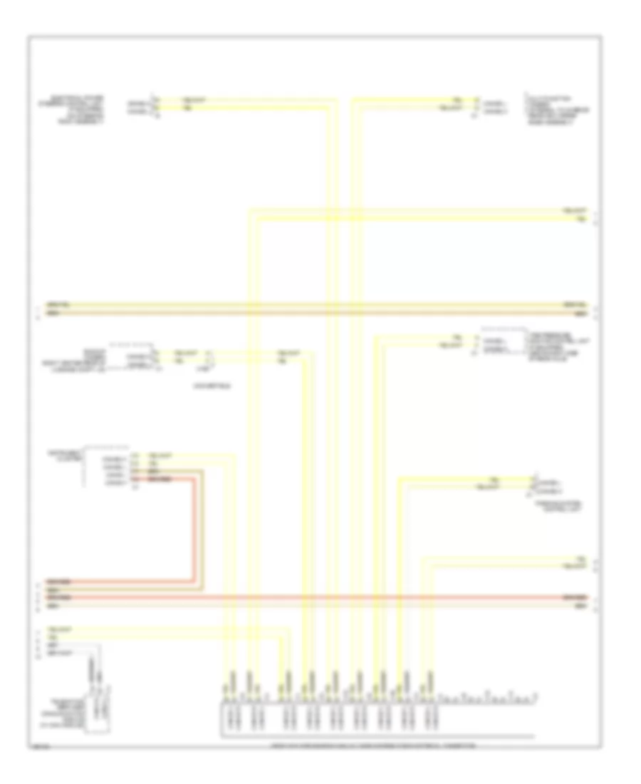 HighLow Bus Wiring Diagram, Convertible without CAN E1 (3 of 5) for Mercedes-Benz E350 2014