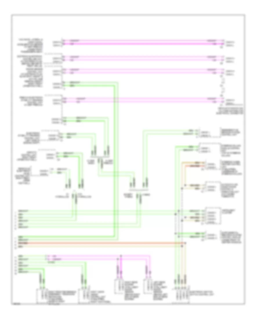 High Low Bus Wiring Diagram Sedan 4 of 6 for Mercedes Benz E350 2014