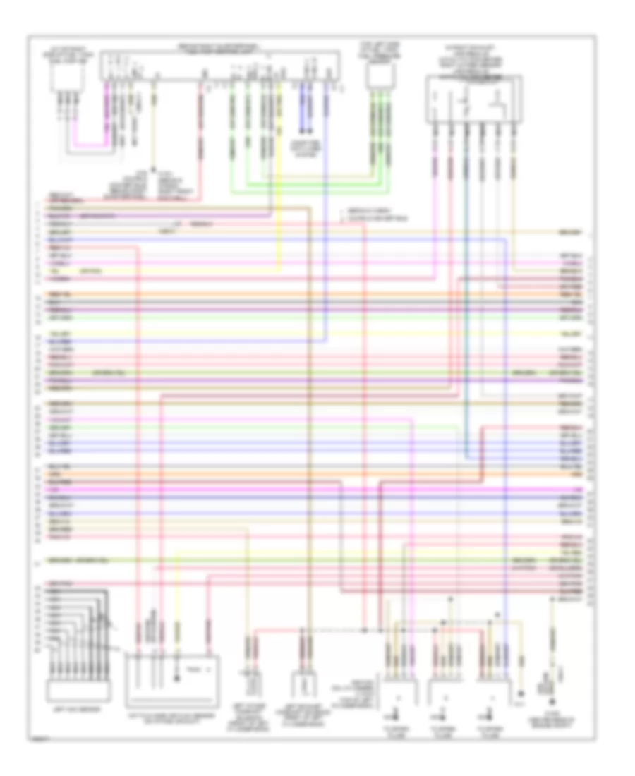 3.5L, Engine Performance Wiring Diagram (5 of 7) for Mercedes-Benz E350 2014