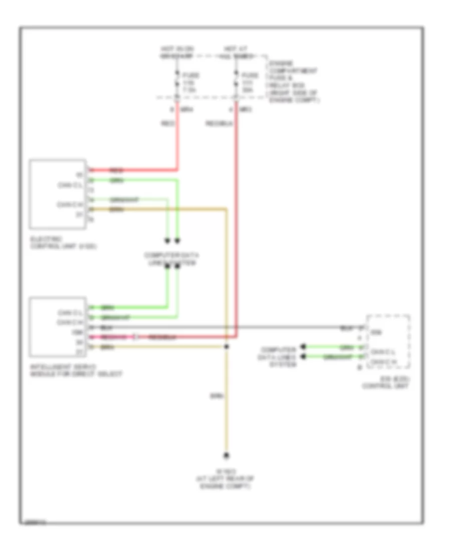A T Wiring Diagram for Mercedes Benz ML350 2006