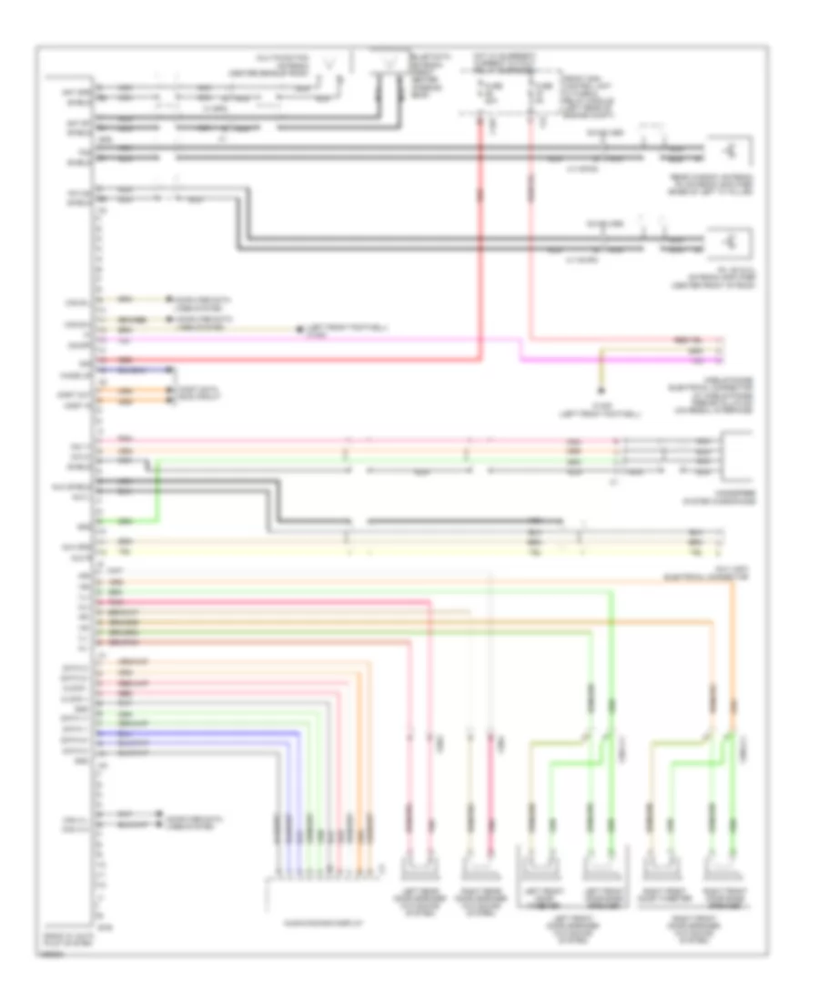 Auto Pilot System Wiring Diagram for Mercedes Benz GLK350 4Matic 2012