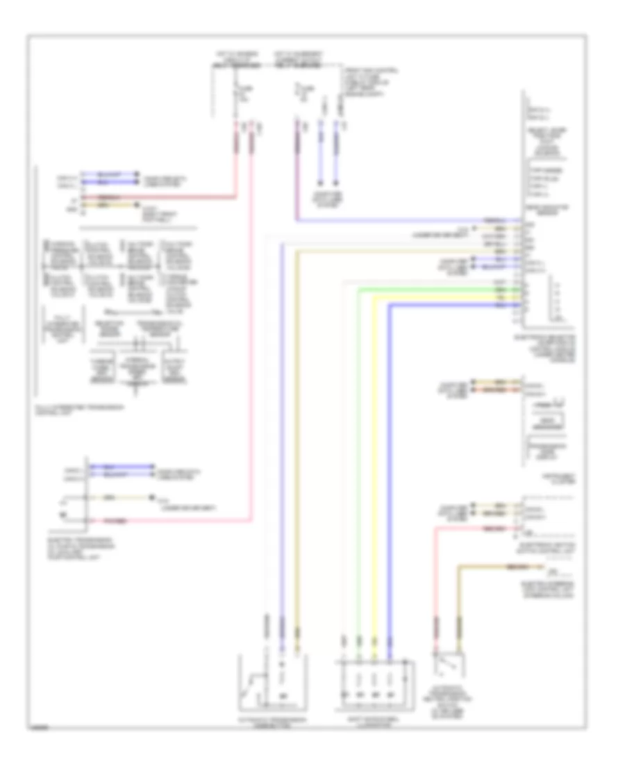 Transmission Wiring Diagram for Mercedes Benz GLK350 4Matic 2012