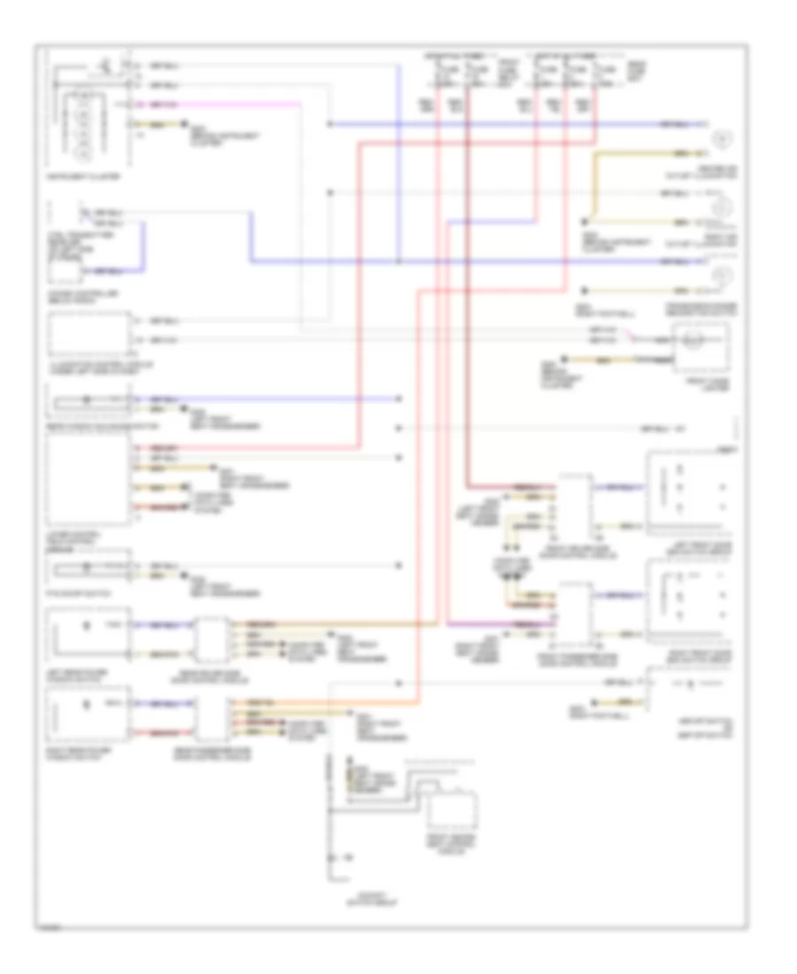 Instrument Illumination Wiring Diagram for Mercedes Benz E300 1998