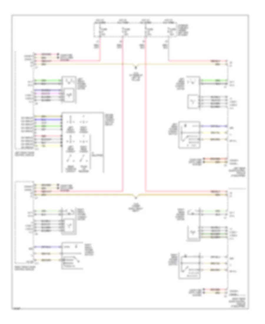 Power Windows Wiring Diagram for Mercedes Benz C320 2001