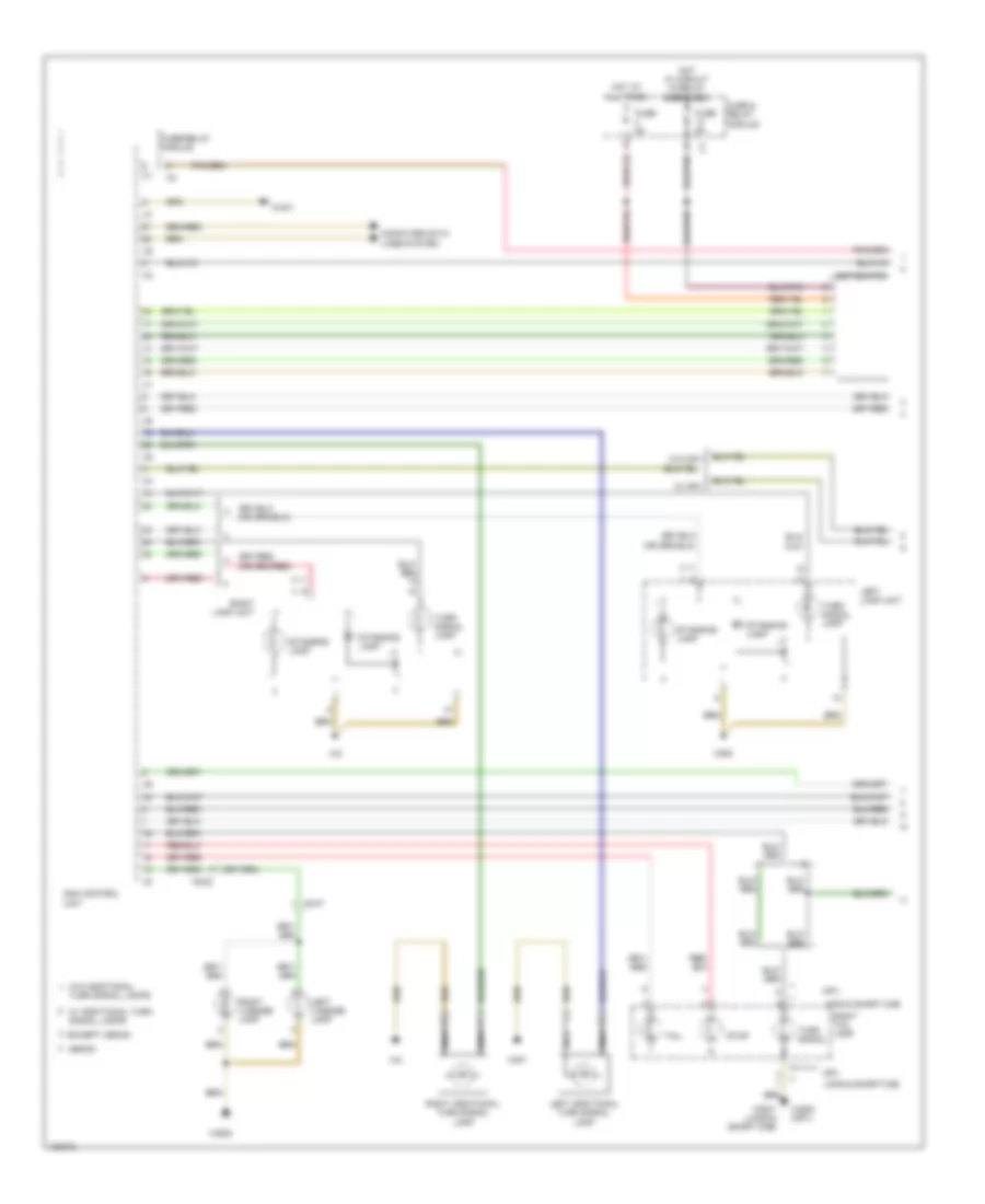 Exterior Lamps Wiring Diagram 1 of 2 for Mercedes Benz Sprinter 2014 2500