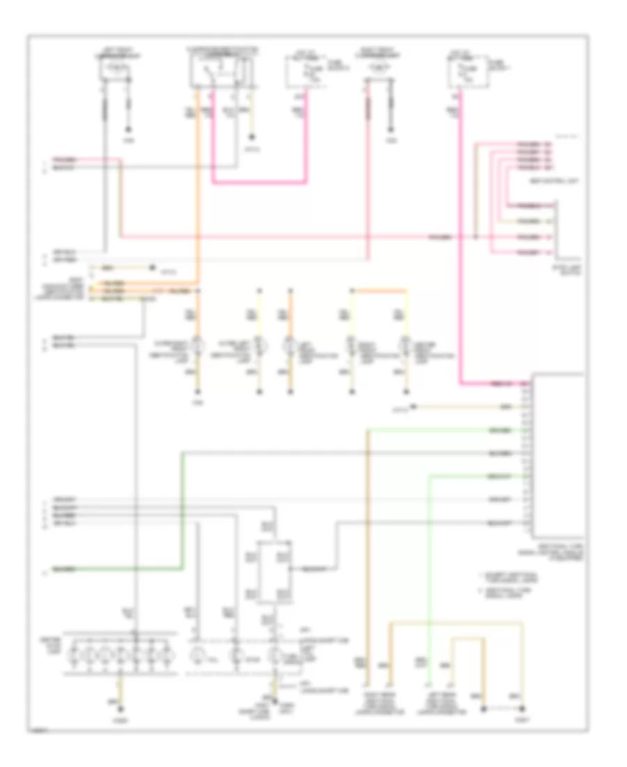 Exterior Lamps Wiring Diagram (2 of 2) for Mercedes-Benz Sprinter 2500 2014