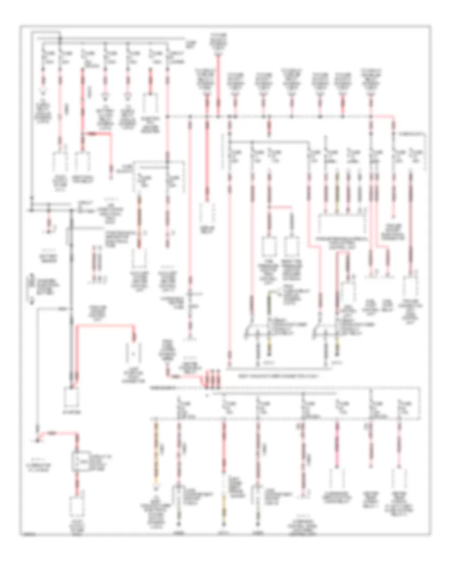 Power Distribution Wiring Diagram 1 of 6 for Mercedes Benz Sprinter 2014 2500