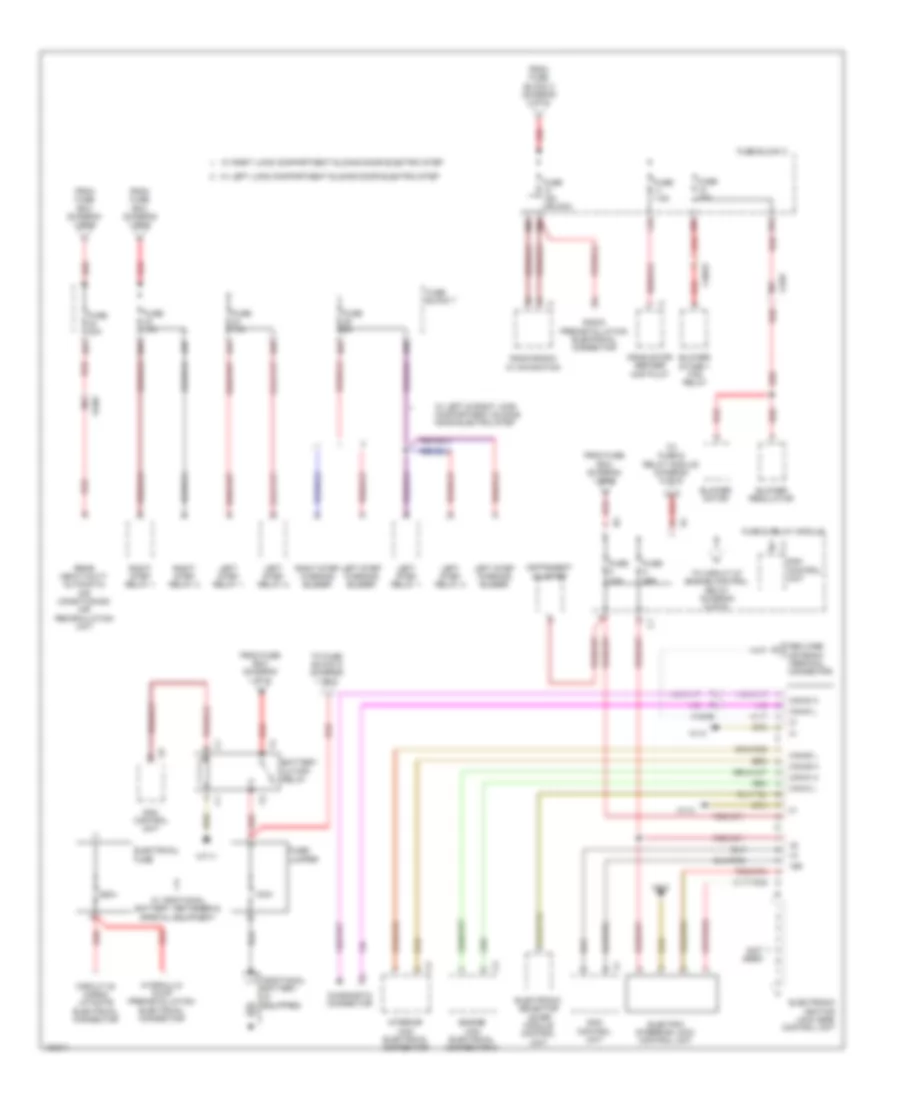 Power Distribution Wiring Diagram (3 of 6) for Mercedes-Benz Sprinter 2500 2014