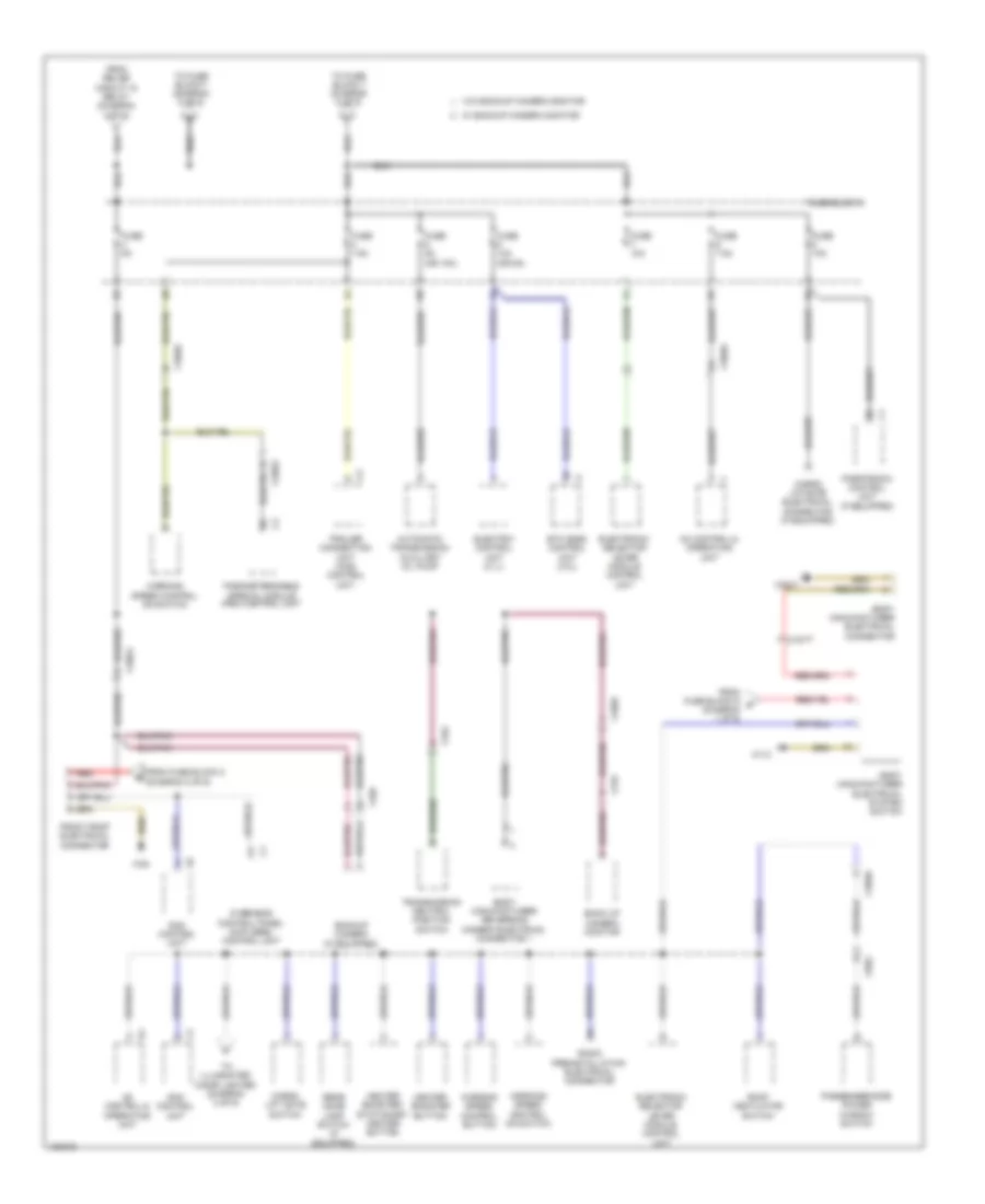 Power Distribution Wiring Diagram 4 of 6 for Mercedes Benz Sprinter 2014 2500