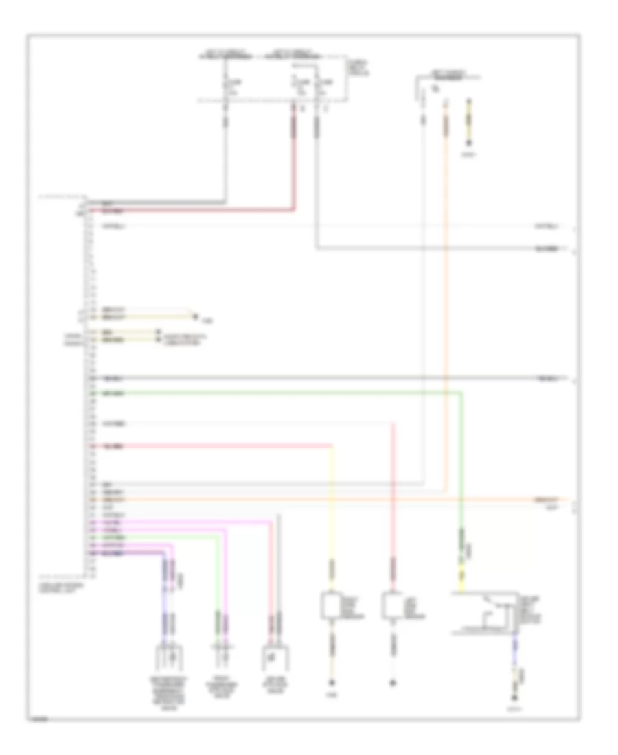 Supplemental Restraints Wiring Diagram 1 of 2 for Mercedes Benz Sprinter 2014 2500