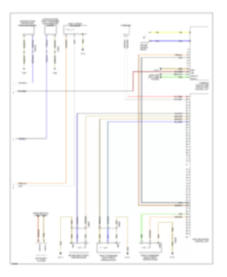 Supplemental Restraints Wiring Diagram (2 of 2) for Mercedes-Benz Sprinter 2500 2014