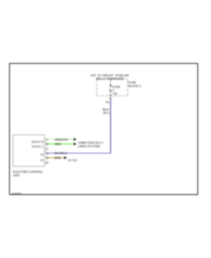 2 1L Transmission Wiring Diagram for Mercedes Benz Sprinter 2014 2500