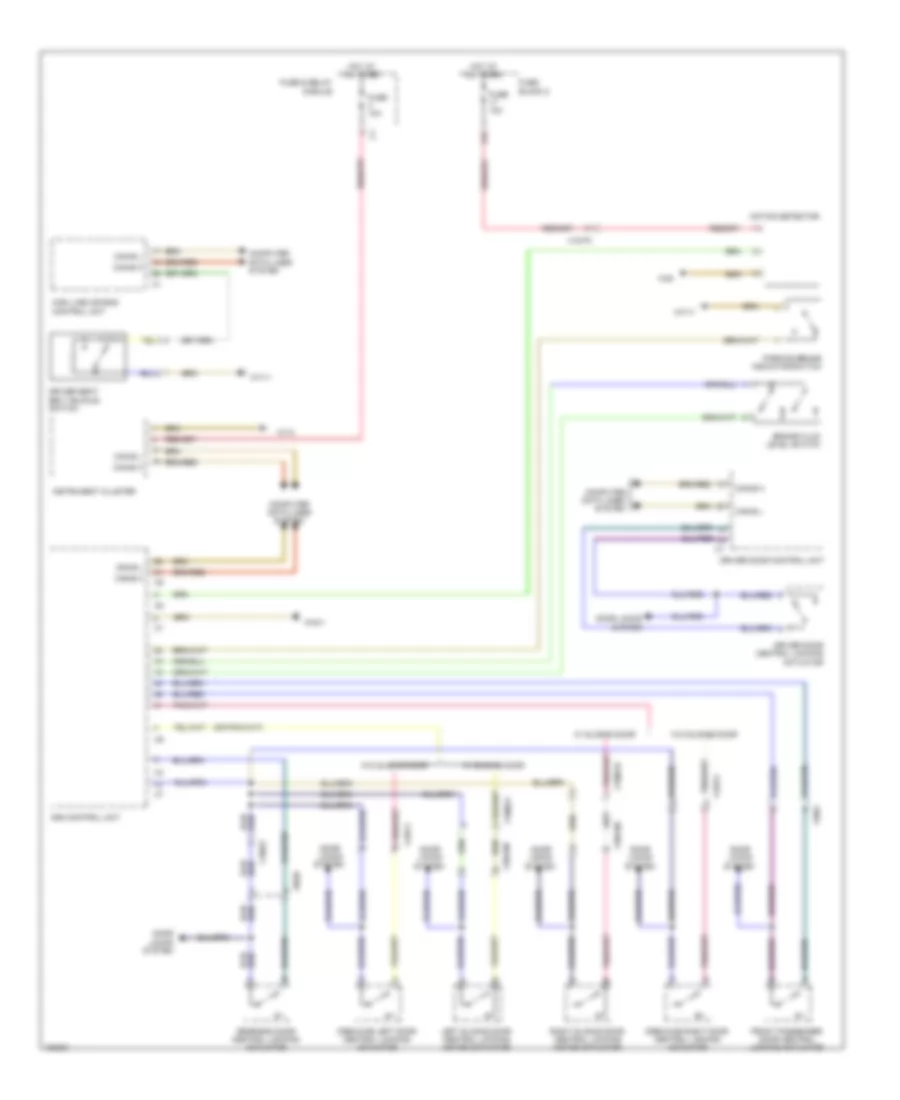 Chime Wiring Diagram for Mercedes-Benz Sprinter 2500 2014