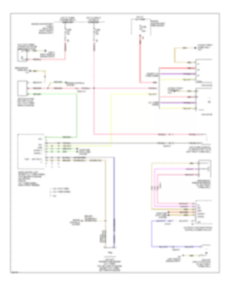 Cooling Fan Wiring Diagram for Mercedes Benz ML350 4Matic 2012