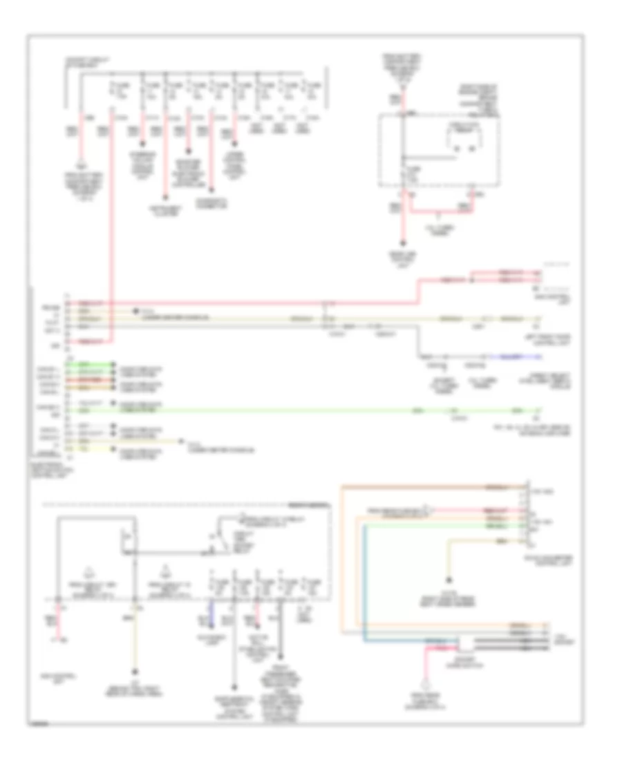 Power Distribution Wiring Diagram 2 of 4 for Mercedes Benz ML350 4Matic 2012