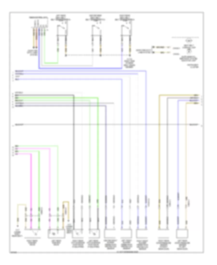 Supplemental Restraint Wiring Diagram 2 of 4 for Mercedes Benz ML350 4Matic 2012