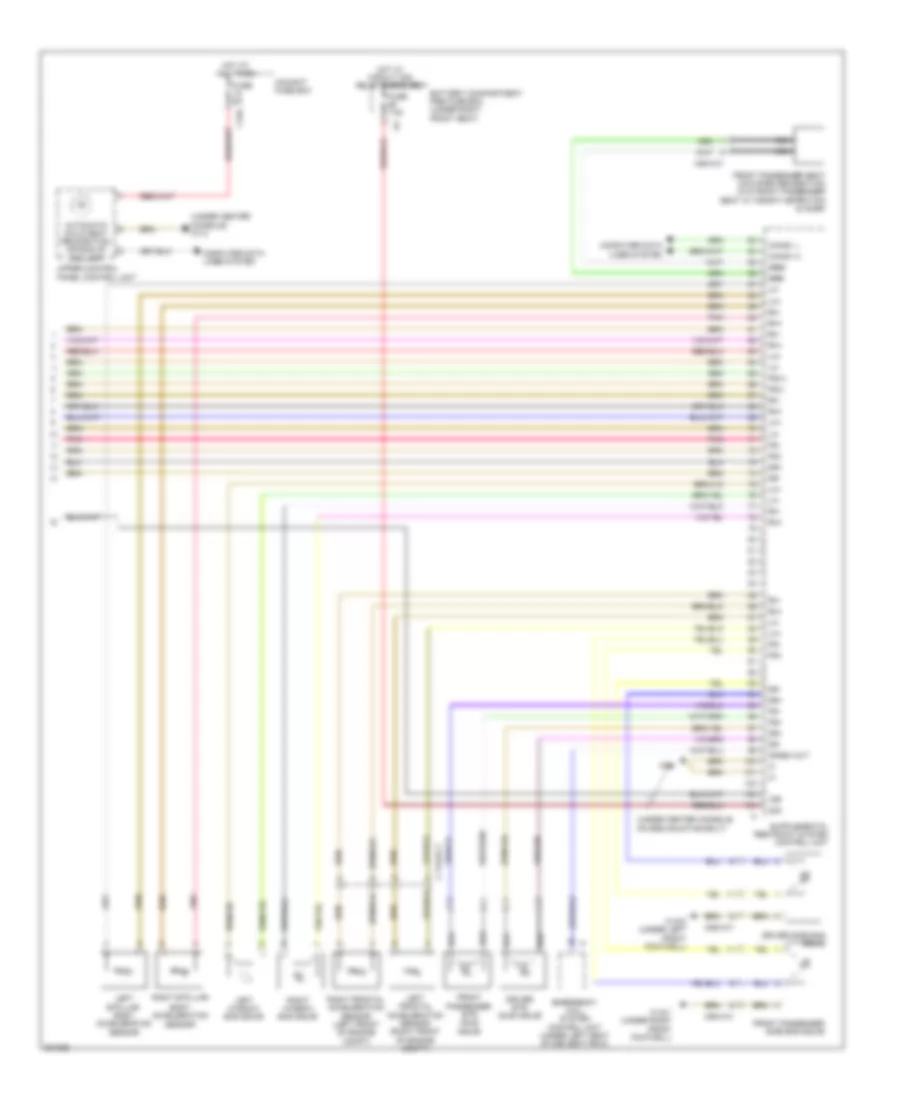 Supplemental Restraint Wiring Diagram 4 of 4 for Mercedes Benz ML350 4Matic 2012